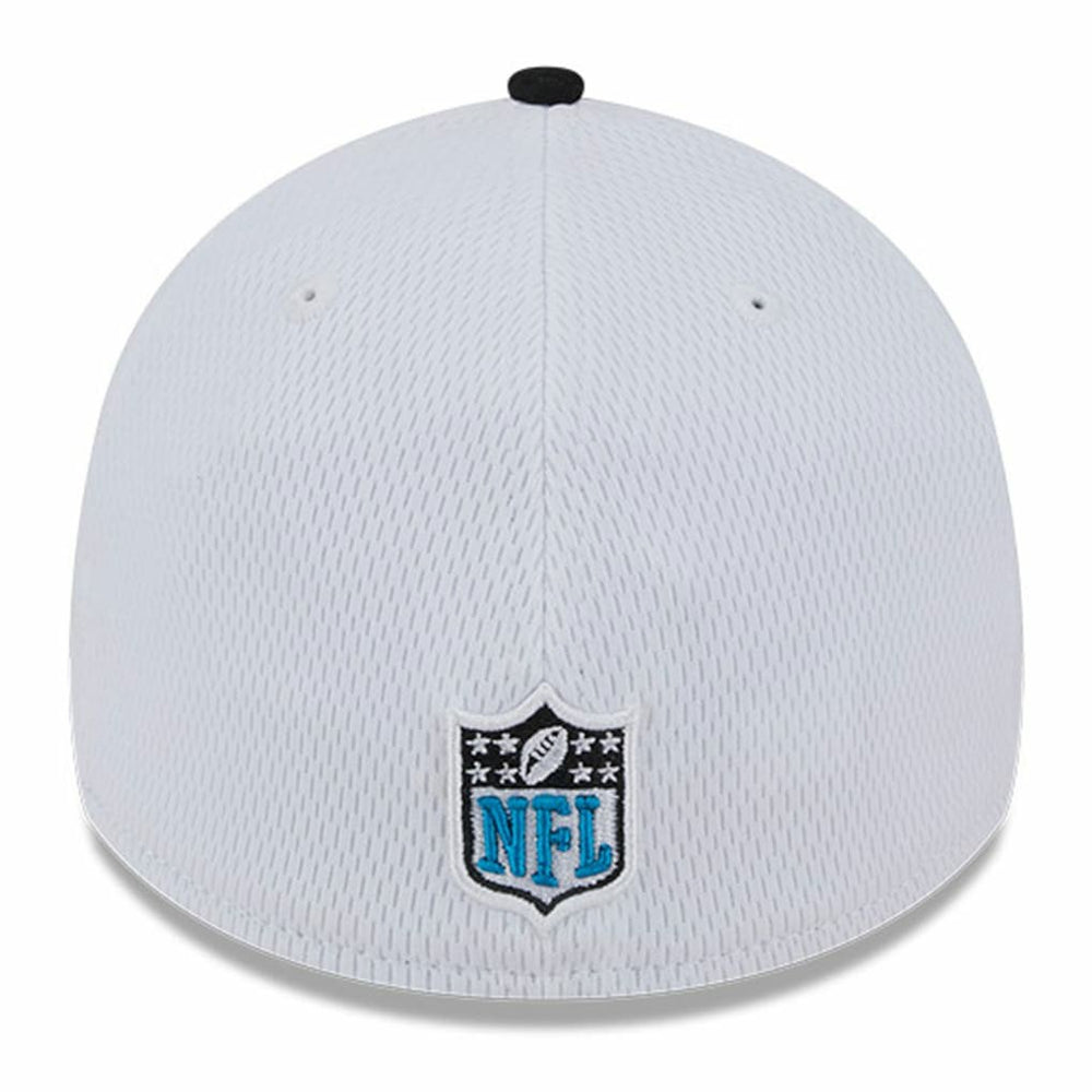 Carolina Panthers New Era 2023 Sideline 39THIRTY Flex Hat White/Black | NFL