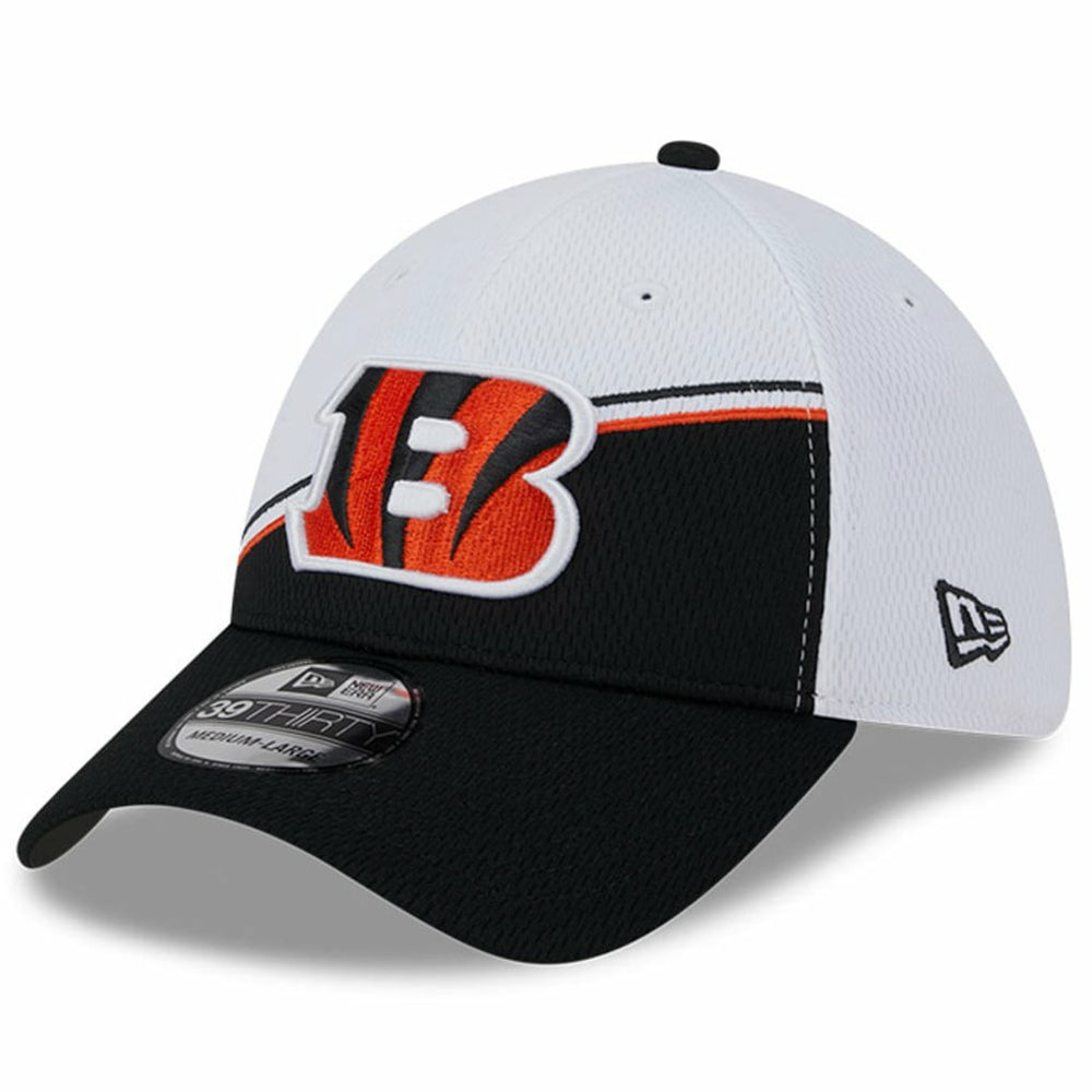 Cincinnati Bengals New Era 2023 Sideline 39THIRTY Flex Hat White/Black | NFL