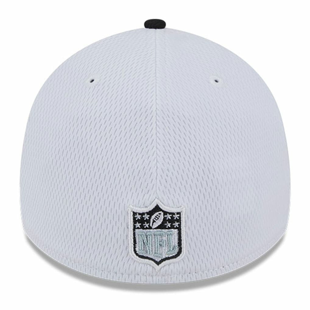 Las Vegas Raiders New Era 2023 Sideline 39THIRTY Flex Hat White/Black | NFL