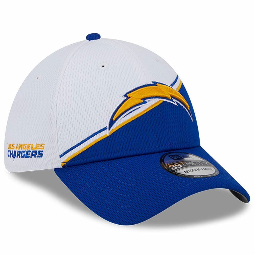 Los Angeles Chargers New Era 2023 Sideline 39THIRTY Flex Hat White/Blue | NFL