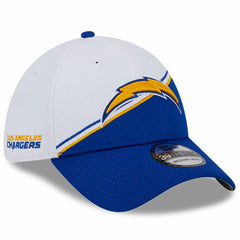 Los Angeles Chargers New Era 2023 Sideline 39THIRTY Flex Hat White/Blue | NFL