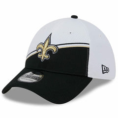 New Orleans Saints New Era 2023 Sideline 39THIRTY Flex Hat White/Black | NFL
