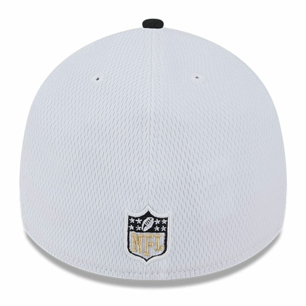 New Orleans Saints New Era 2023 Sideline 39THIRTY Flex Hat White/Black | NFL