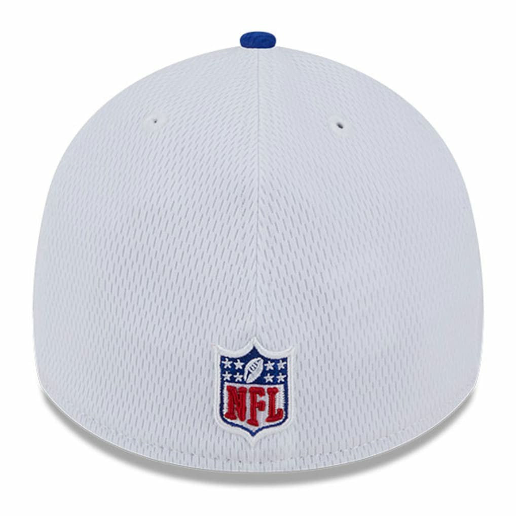 New York Giants New Era 2023 Sideline 39THIRTY Flex Hat White/Royal | NFL