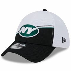 New York Jets New Era 2023 Sideline 39THIRTY Flex Hat White/Black | NFL