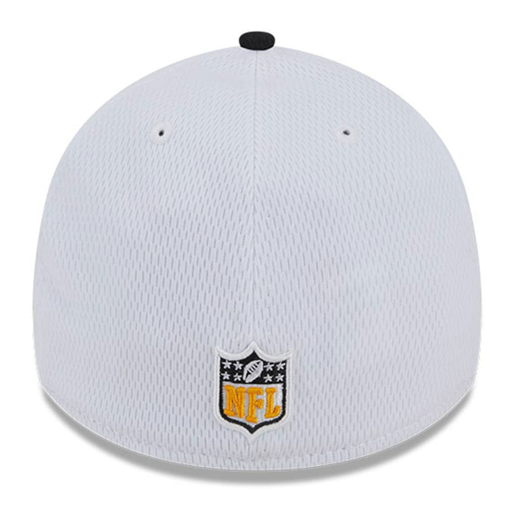 Pittsburgh Steelers New Era 2023 Sideline 39THIRTY Flex Hat White/Black | NFL