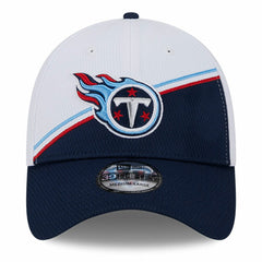 Tennessee Titans New Era 2023 Sideline 39THIRTY Flex Hat White/Navy | NFL