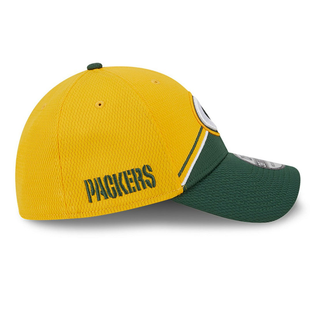 Green Bay Packers New Era 2023 Sideline 39THIRTY Flex Hat Gold/Green | NFL