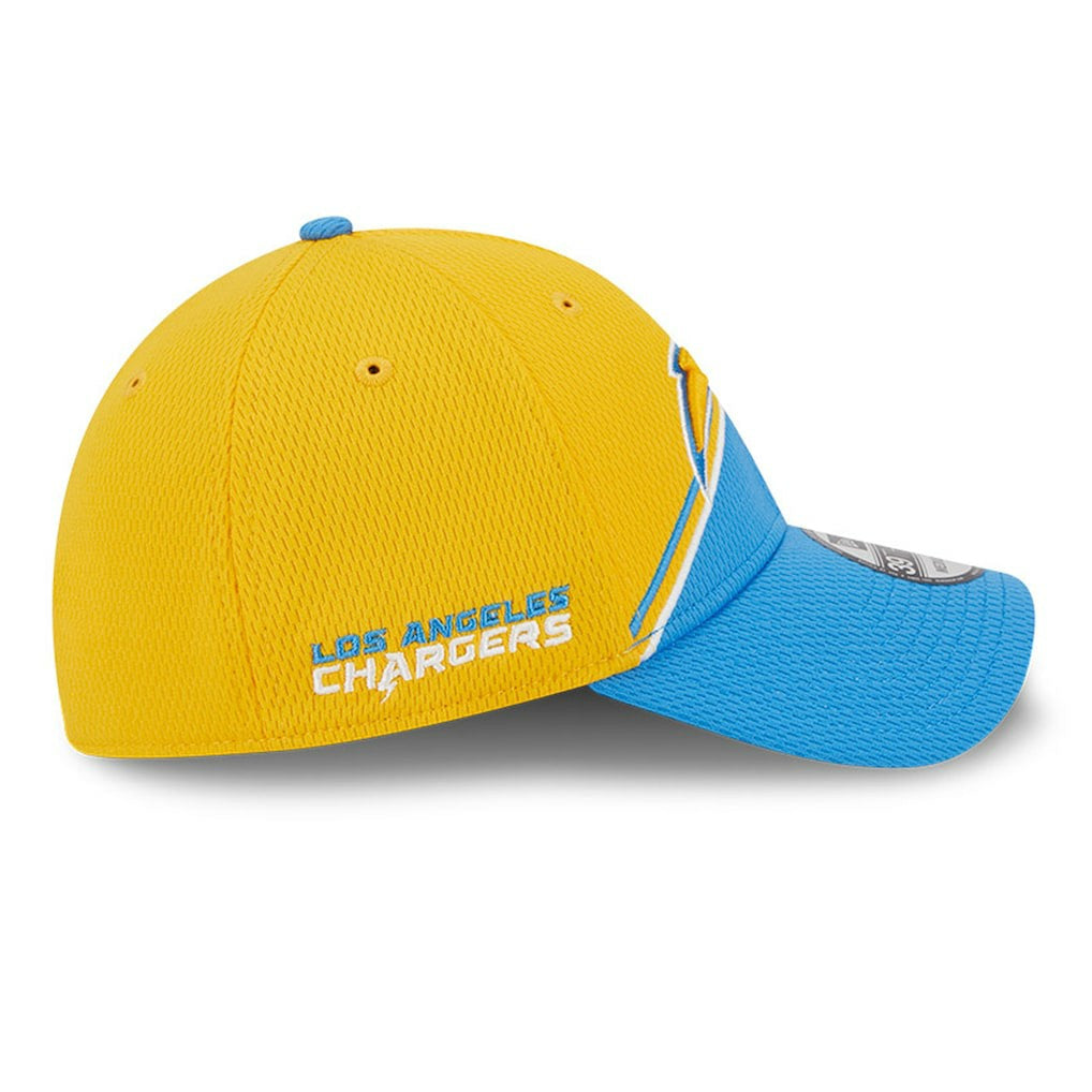 Los Angeles Chargers New Era 2023 Sideline 39THIRTY Flex Hat Gold/Powder Blue | NFL