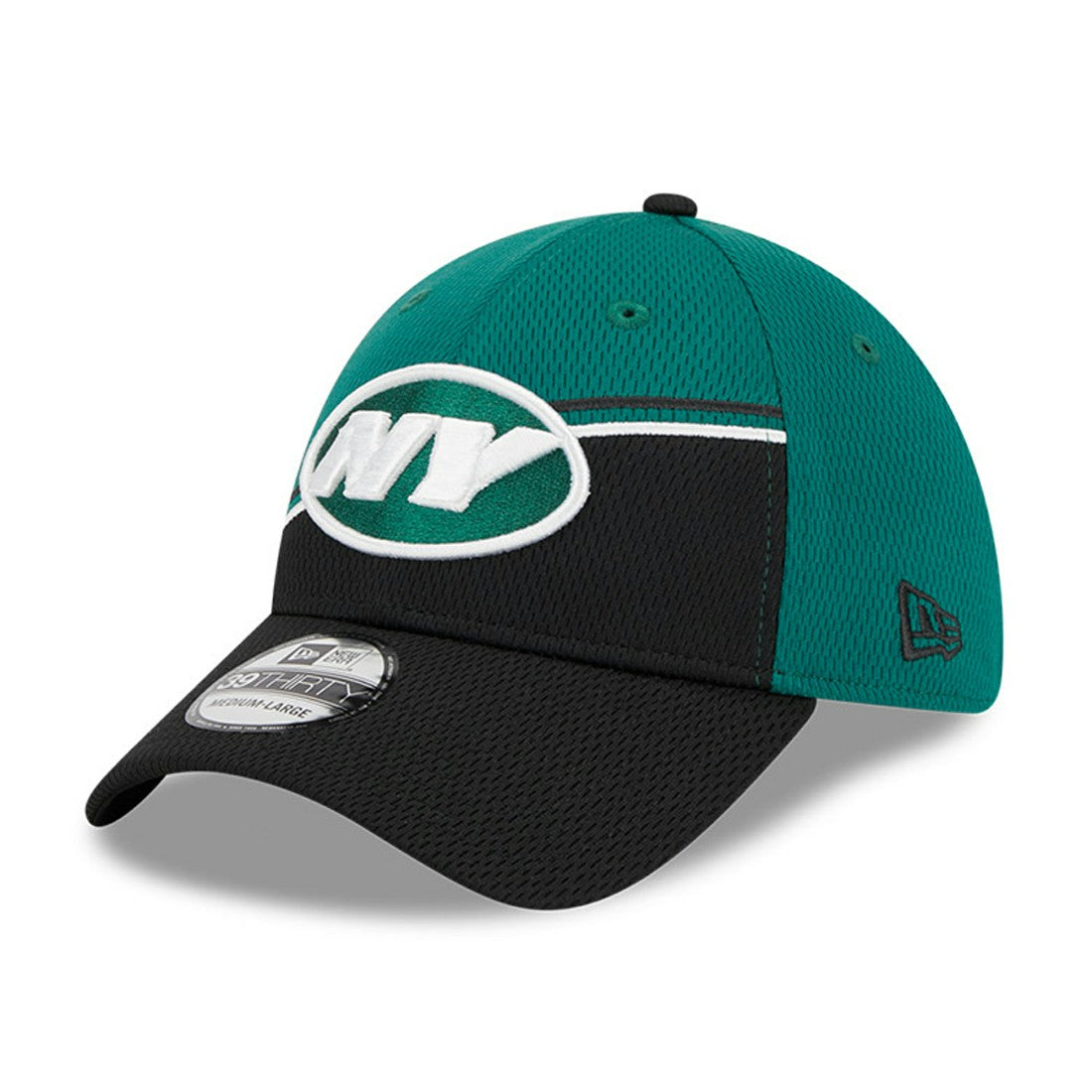 New York Jets New Era 2023 Sideline 39THIRTY Flex Hat Green/Black | NFL