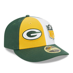 Green Bay Packers New Era 2023 Sideline Low Profile 59FIFTY Fitted Hat Yellow/Green | NFL