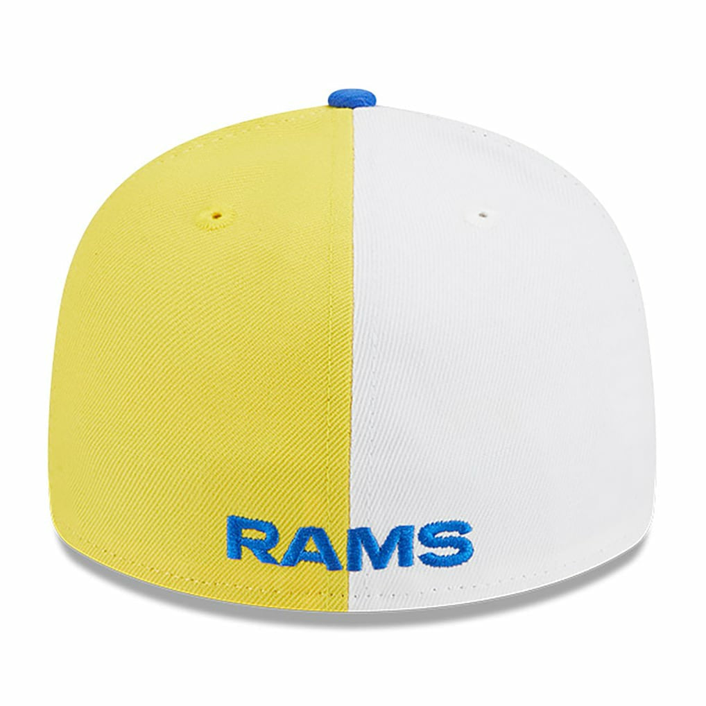 Los Angeles Rams New Era 2023 Sideline Low Profile 59FIFTY Fitted Hat Yellow/Royal | NFL