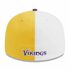 Minnesota Vikings New Era 2023 Sideline Low Profile 59FIFTY Fitted Hat Gold/Purple | NFL