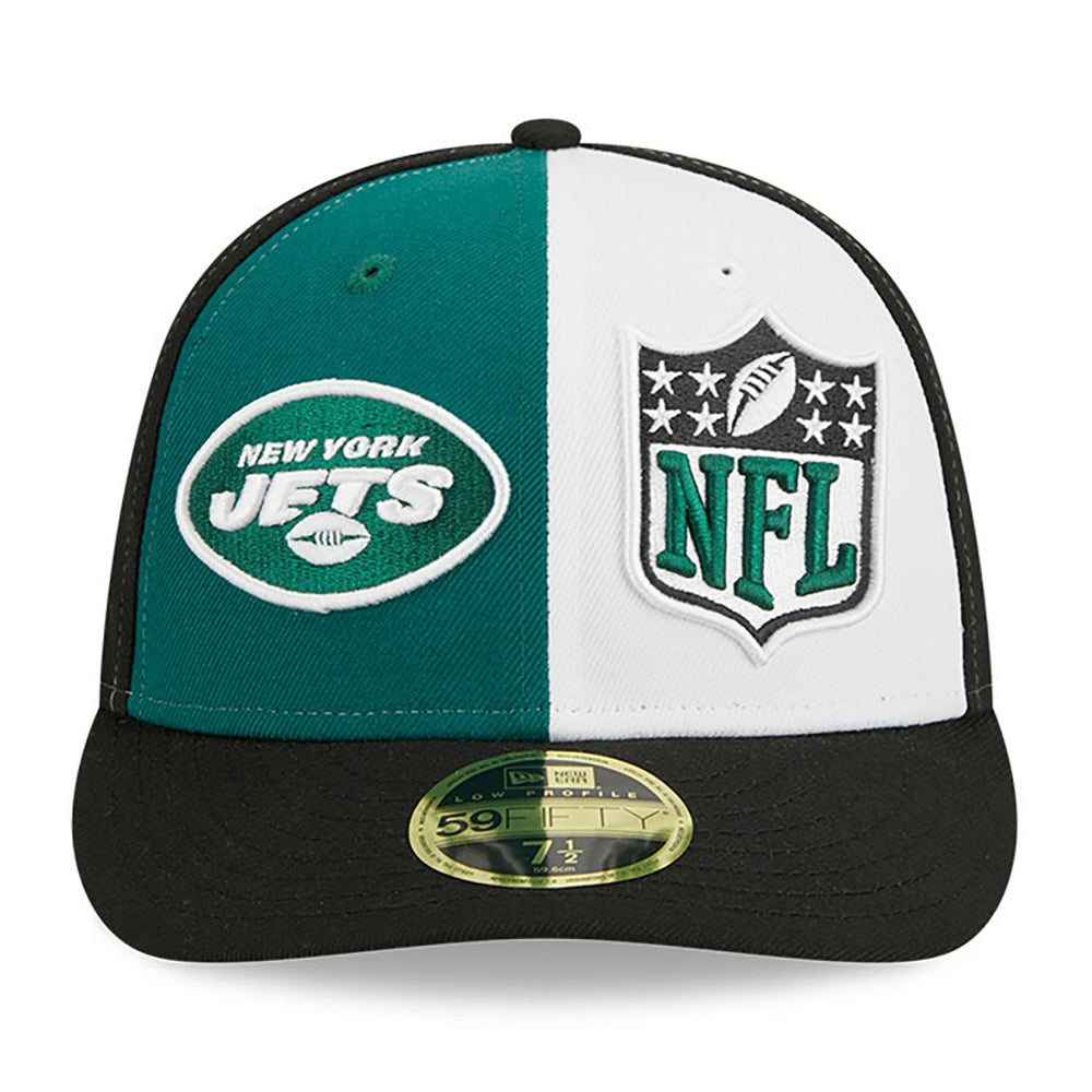 New York Jets New Era 2023 Sideline Low Profile 59FIFTY Fitted Hat Green/Black | NFL