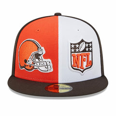 Cleveland Browns New Era 2023 Sideline 59FIFTY Fitted Hat Orange/Brown | NFL
