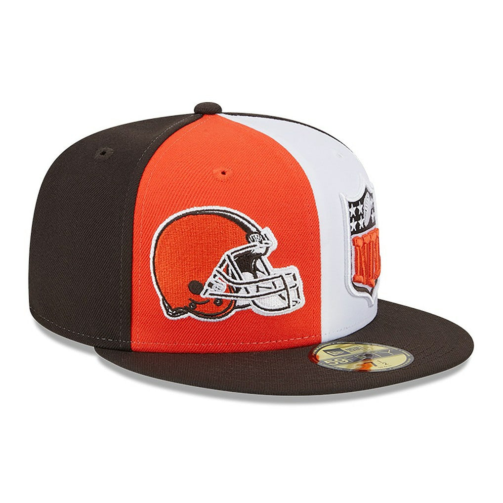Cleveland Browns New Era 2023 Sideline 59FIFTY Fitted Hat Orange/Brown | NFL