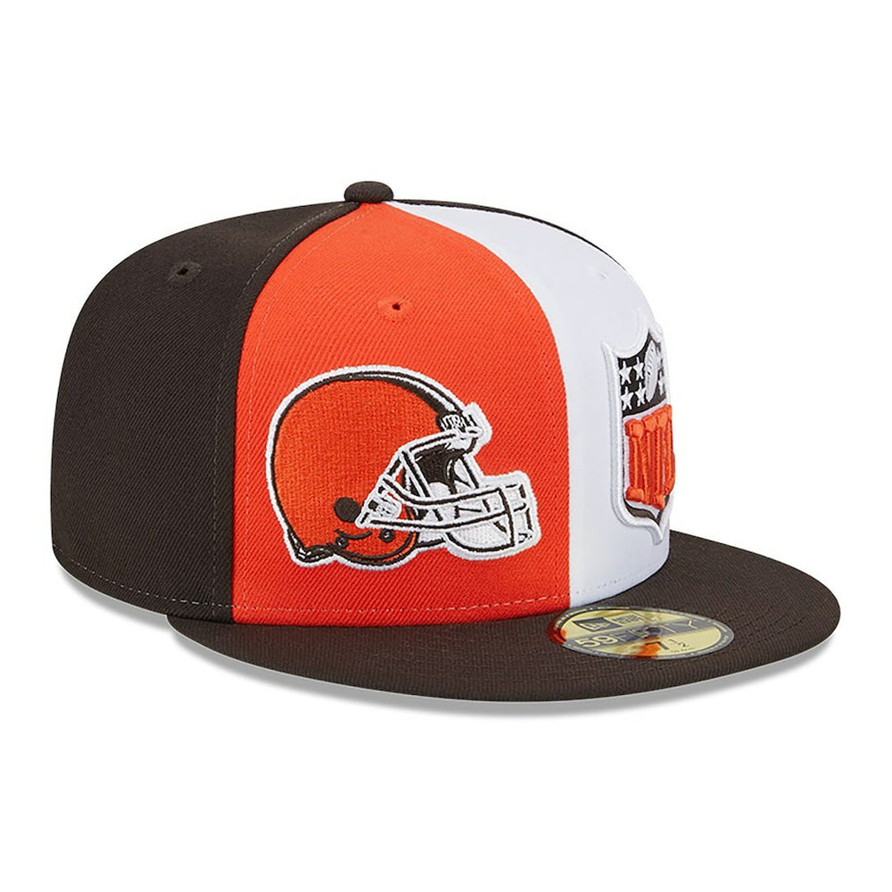 Cleveland Browns New Era 2023 Sideline 59FIFTY Fitted Hat Orange/Brown | NFL