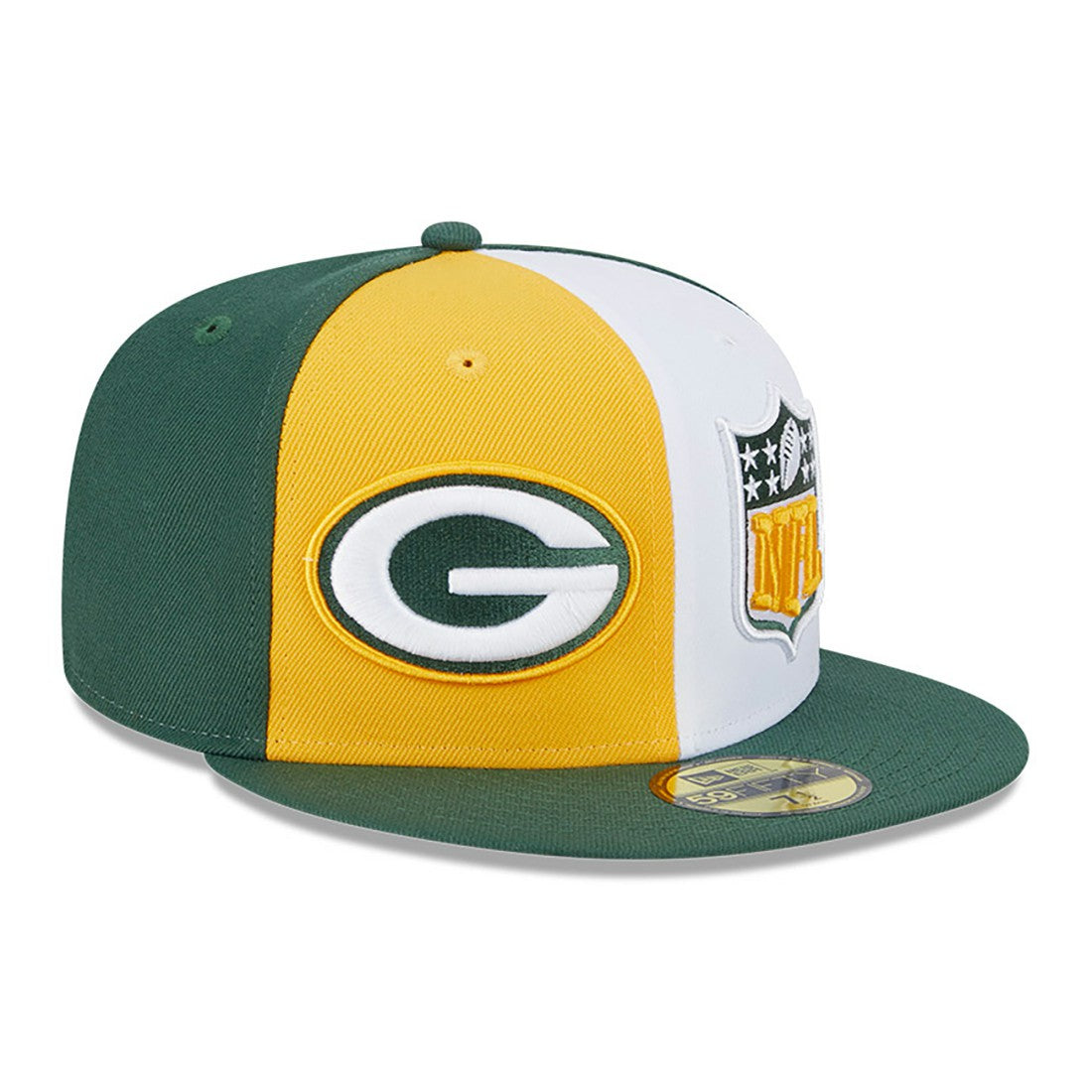 Green Bay Packers New Era 2023 Sideline 59FIFTY Fitted Hat Gold/Green | NFL