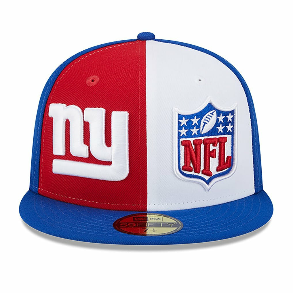 New York Giants New Era 2023 Sideline 59FIFTY Fitted Hat Red/Royal | NFL