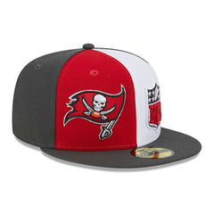 Tampa Bay Buccaneers New Era 2023 Sideline 59FIFTY Fitted Hat Red/Pewter | NFL