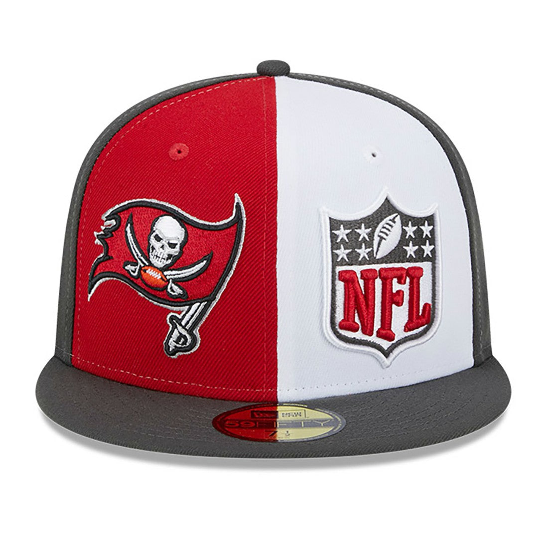 Tampa Bay Buccaneers New Era 2023 Sideline 59FIFTY Fitted Hat Red/Pewter | NFL