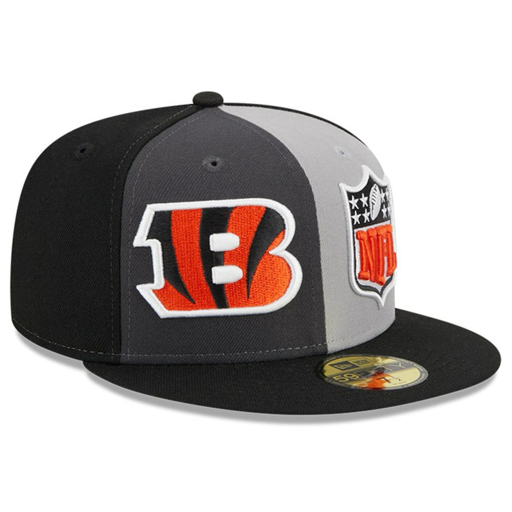 Cincinnati Bengals New Era 2023 Sideline 59FIFTY Fitted Hat Gray/Black | NFL