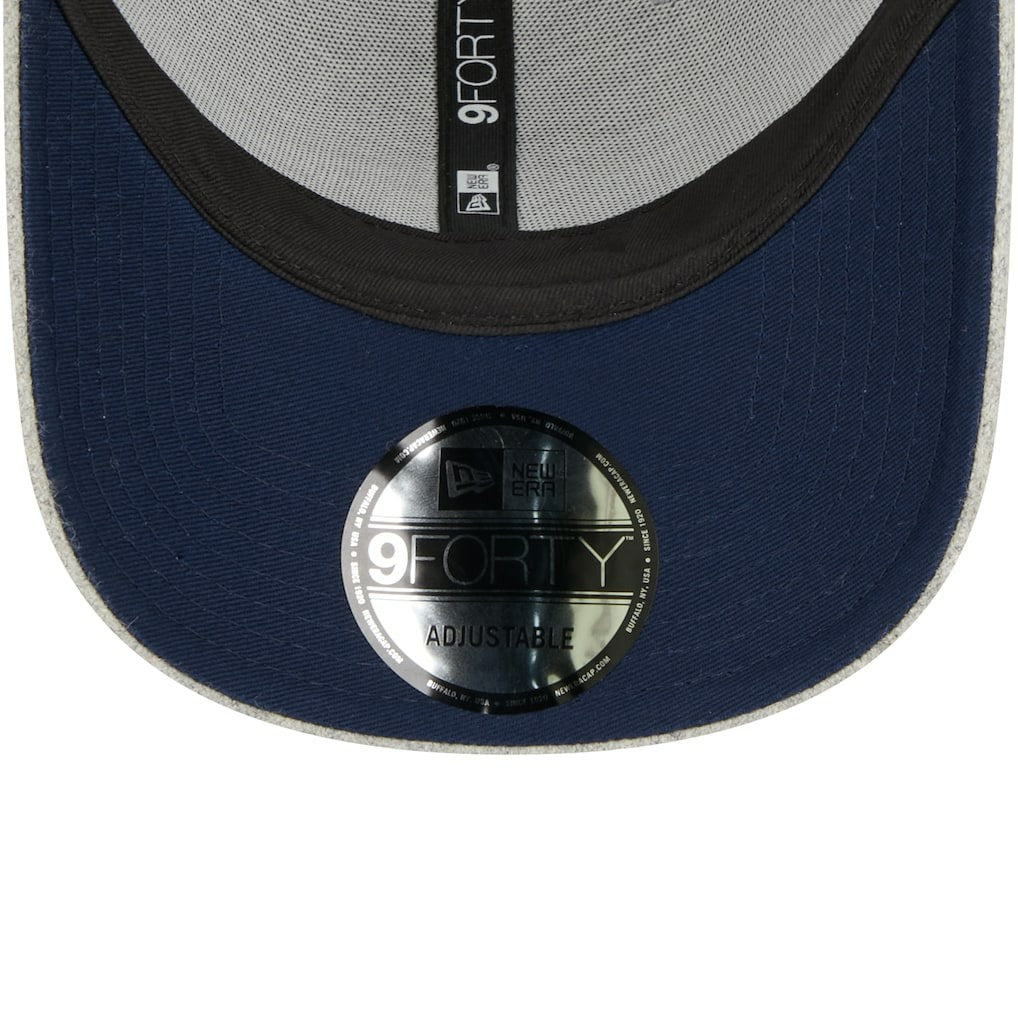 Dallas Cowboys New Era Pop Trucker 9FORTY Adjustable Hat Heather Gray/Navy | NFL