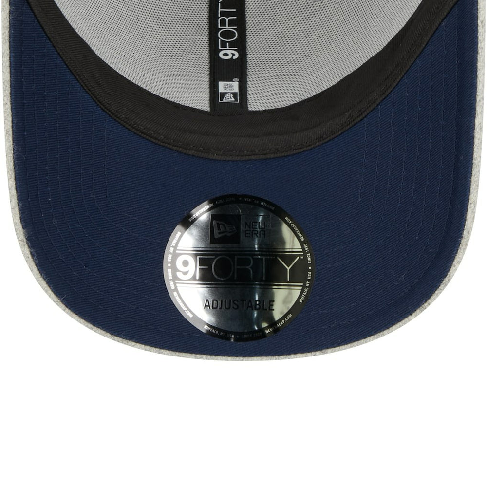 Dallas Cowboys New Era Pop Trucker 9FORTY Adjustable Hat Heather Gray/Navy | NFL