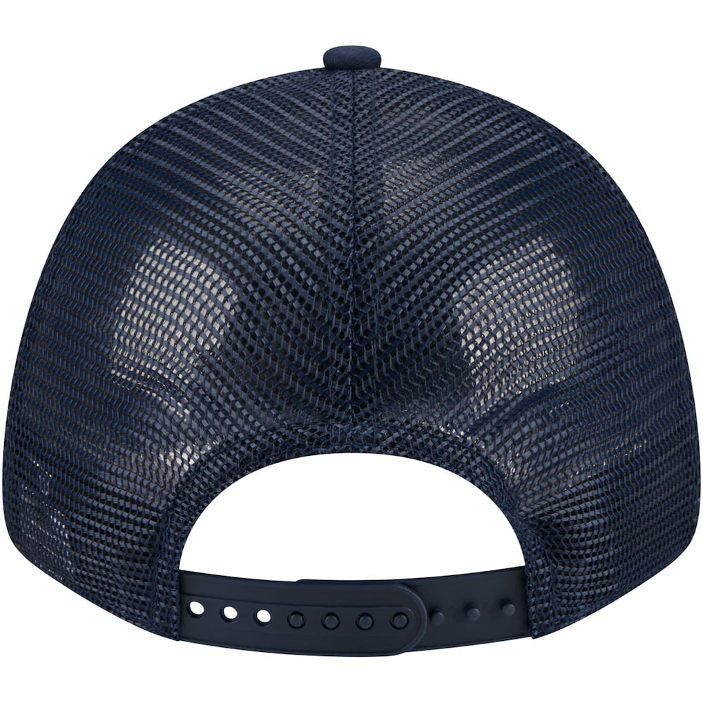 Dallas Cowboys New Era Plate 9FORTY Trucker Adjustable Hat Navy | NFL