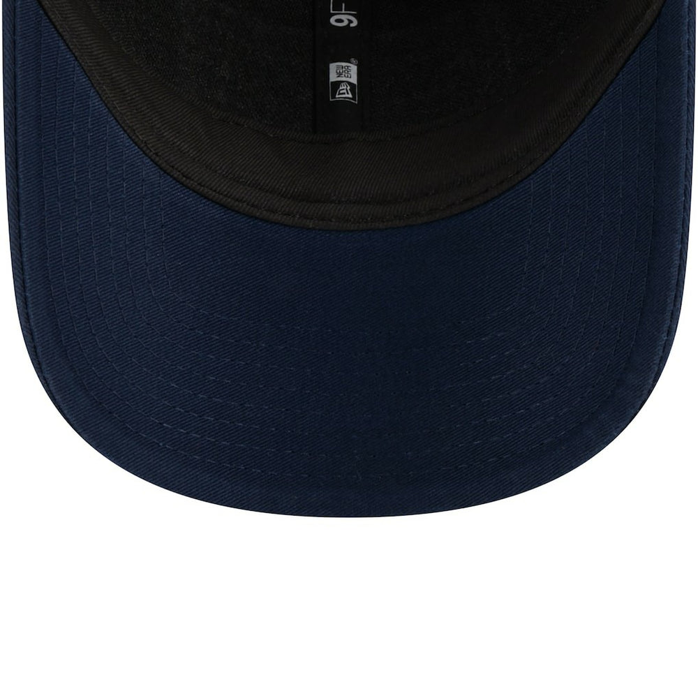 Dallas Cowboys New Era Plate 9FORTY Trucker Adjustable Hat Navy | NFL