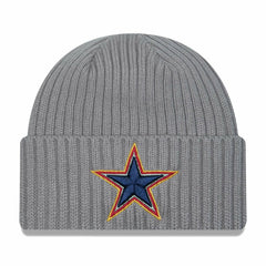 Dallas Cowboys New Era Color Pack Multi Cuffed Knit Hat Gray | NFL