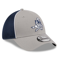 Dallas Cowboys New Era Pipe Retro Joe 39THIRTY Flex Hat Silver/Navy | NFL
