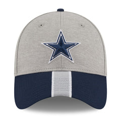 Dallas Cowboys New Era Stripe 39THIRTY Flex Hat Heather Silver | NFL