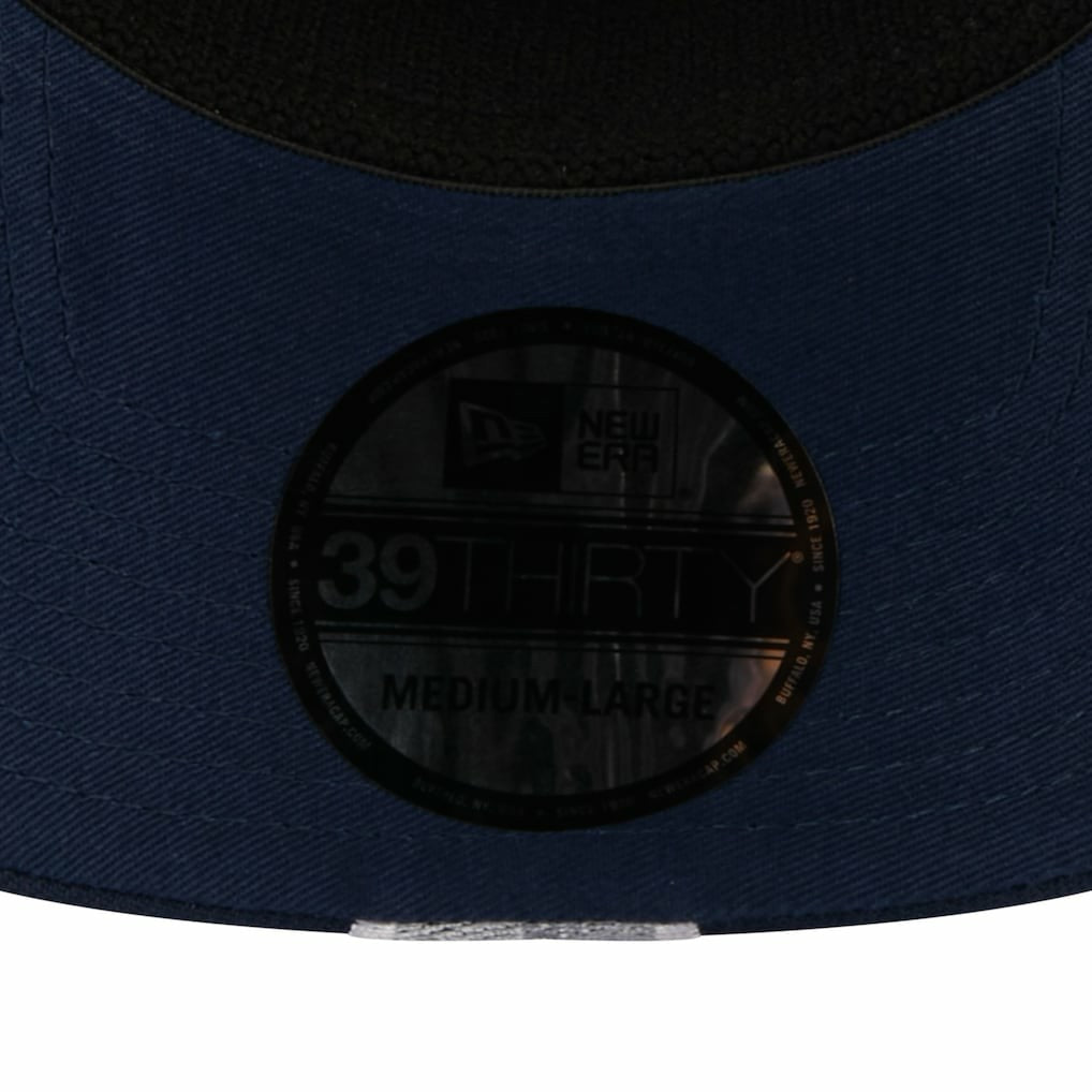 Dallas Cowboys New Era Stripe 39THIRTY Flex Hat Heather Silver | NFL