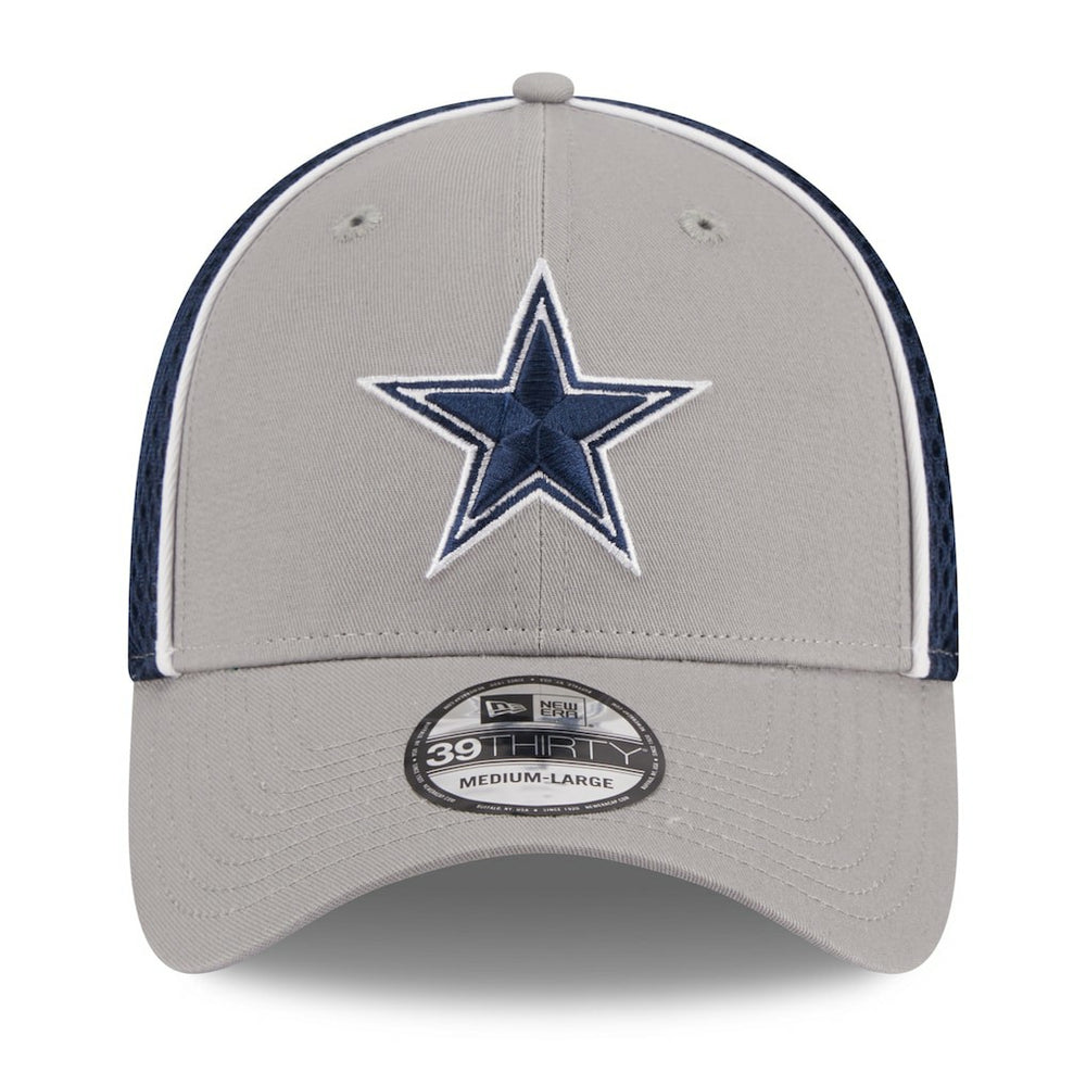 Dallas Cowboys New Era Pipe 39THIRTY Flex Hat Gray | NFL
