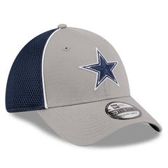Dallas Cowboys New Era Pipe 39THIRTY Flex Hat Gray | NFL