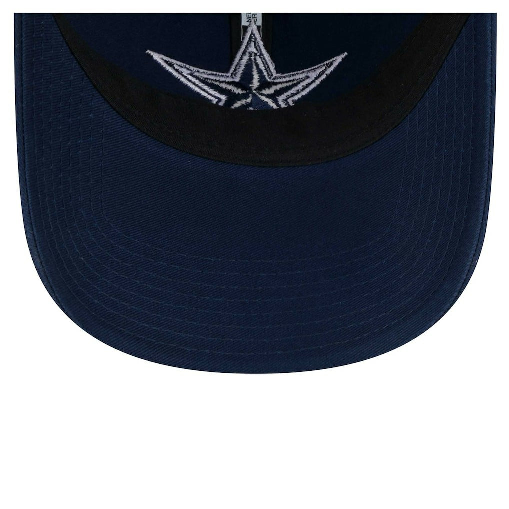 Dallas Cowboys New Era Distinct 9TWENTY Adjustable Hat Navy | NFL