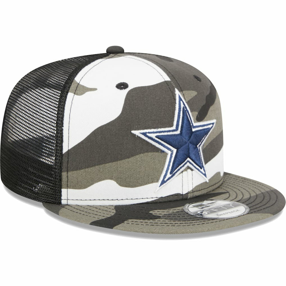 Dallas Cowboys New Era Urban Camo 9FIFTY Trucker Snapback Hat | NFL