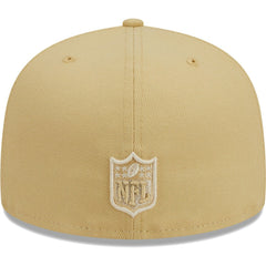 Las Vegas Raiders New Era Raffia Front 59FIFTY Fitted Hat Khaki | NFL