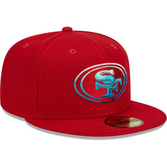 San Francisco 49ers New Era Gradient 59FIFTY Fitted Hat Scarlet | NFL