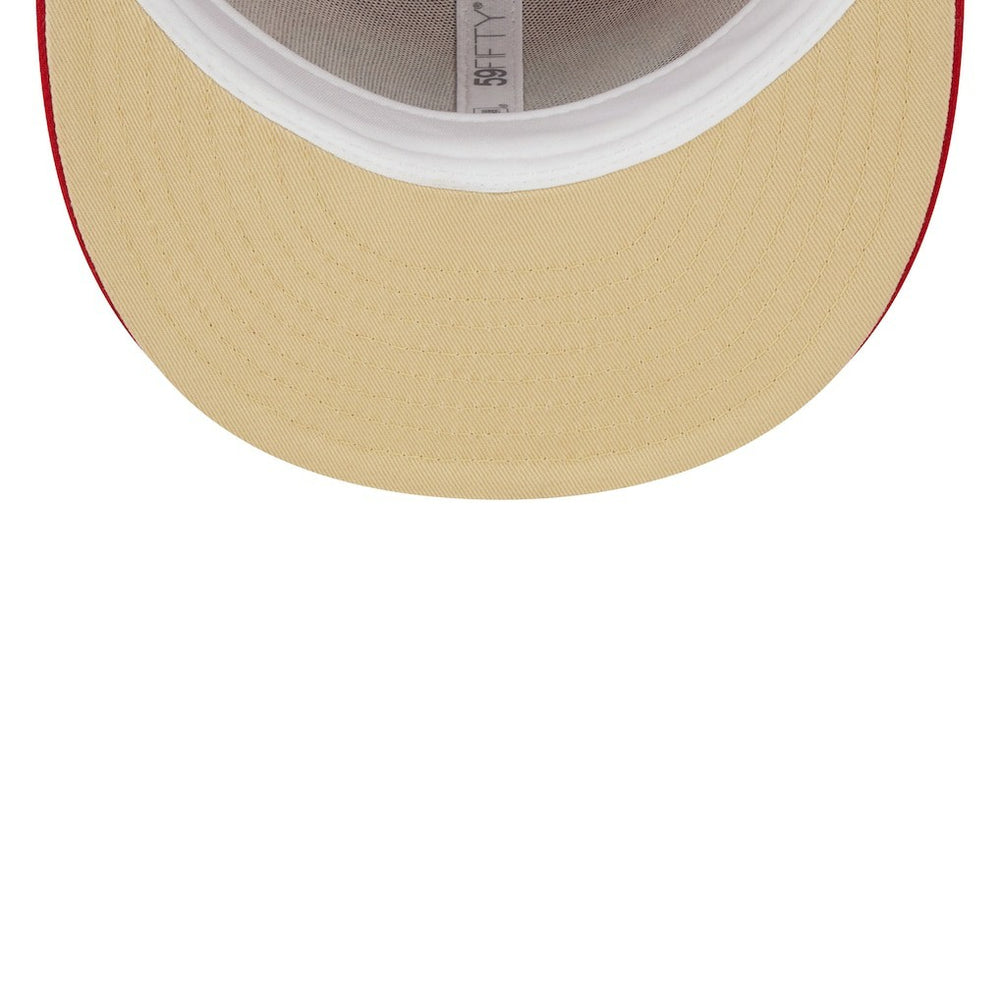 San Francisco 49ers New Era Gradient 59FIFTY Fitted Hat Scarlet | NFL