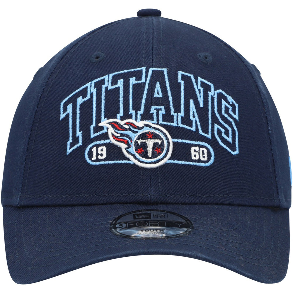 Tennessee Titans New Era Youth Outline 9FORTY Adjustable Hat Navy | NFL