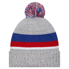 New York Giants New Era Youth Cuffed Knit Hat with Pom Heather Gray | NFL