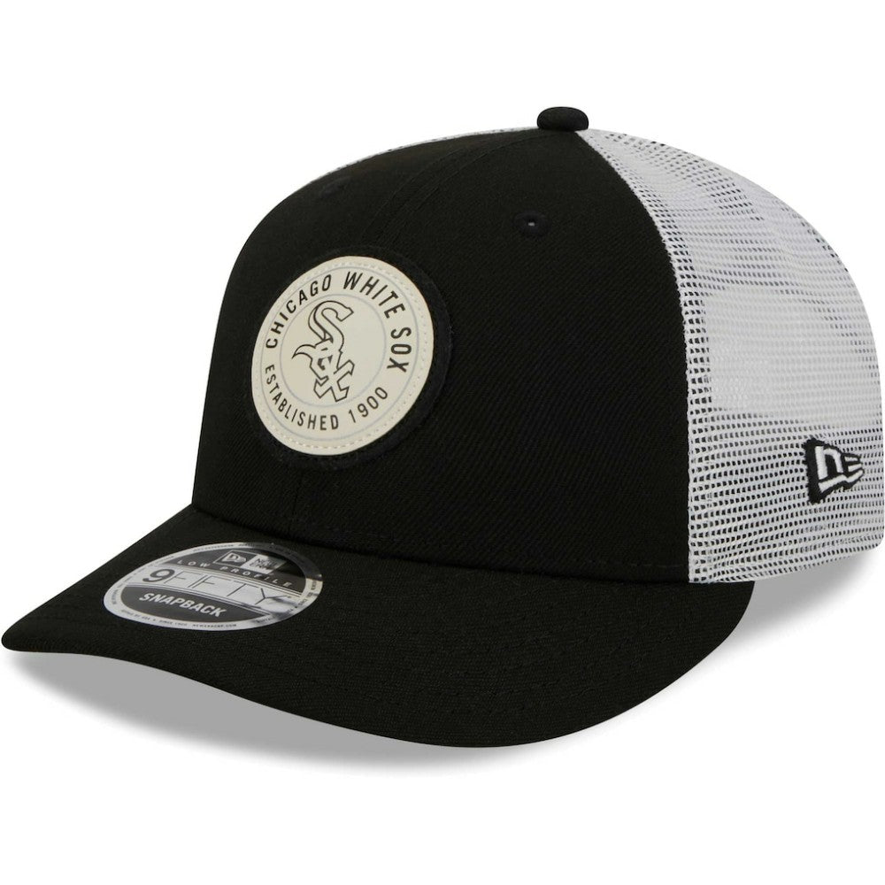 Chicago White Sox New Era Circle Trucker Low Profile 9FIFTY Snapback Hat - MLB