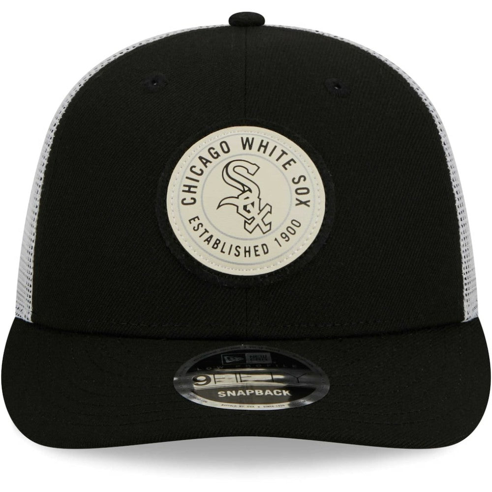 Chicago White Sox New Era Circle Trucker Low Profile 9FIFTY Snapback Hat - MLB