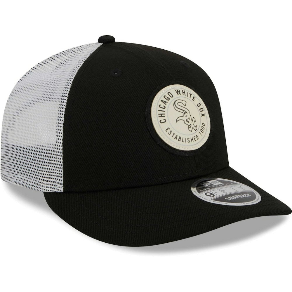 Chicago White Sox New Era Circle Trucker Low Profile 9FIFTY Snapback Hat - MLB