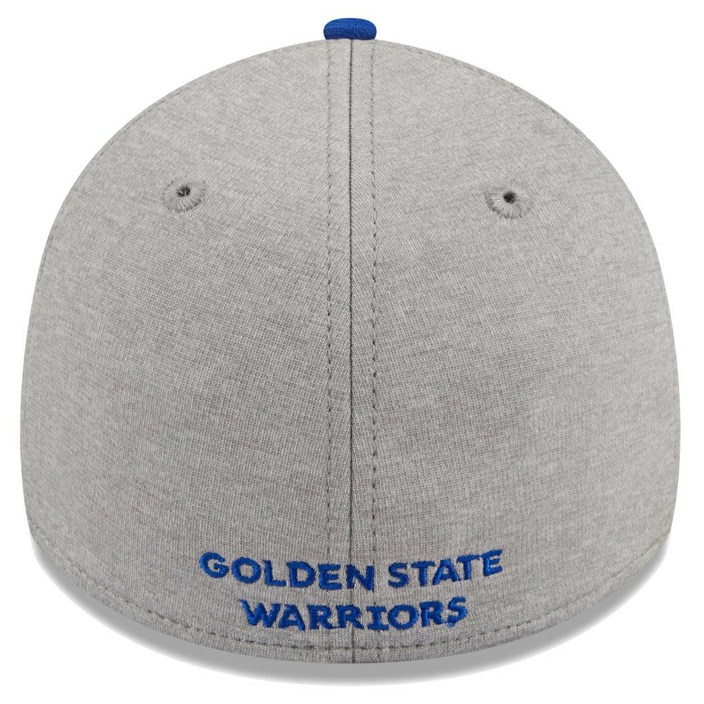 Golden State Warriors Striped 39THIRTY Flex Hat Gray/Royal - NBA