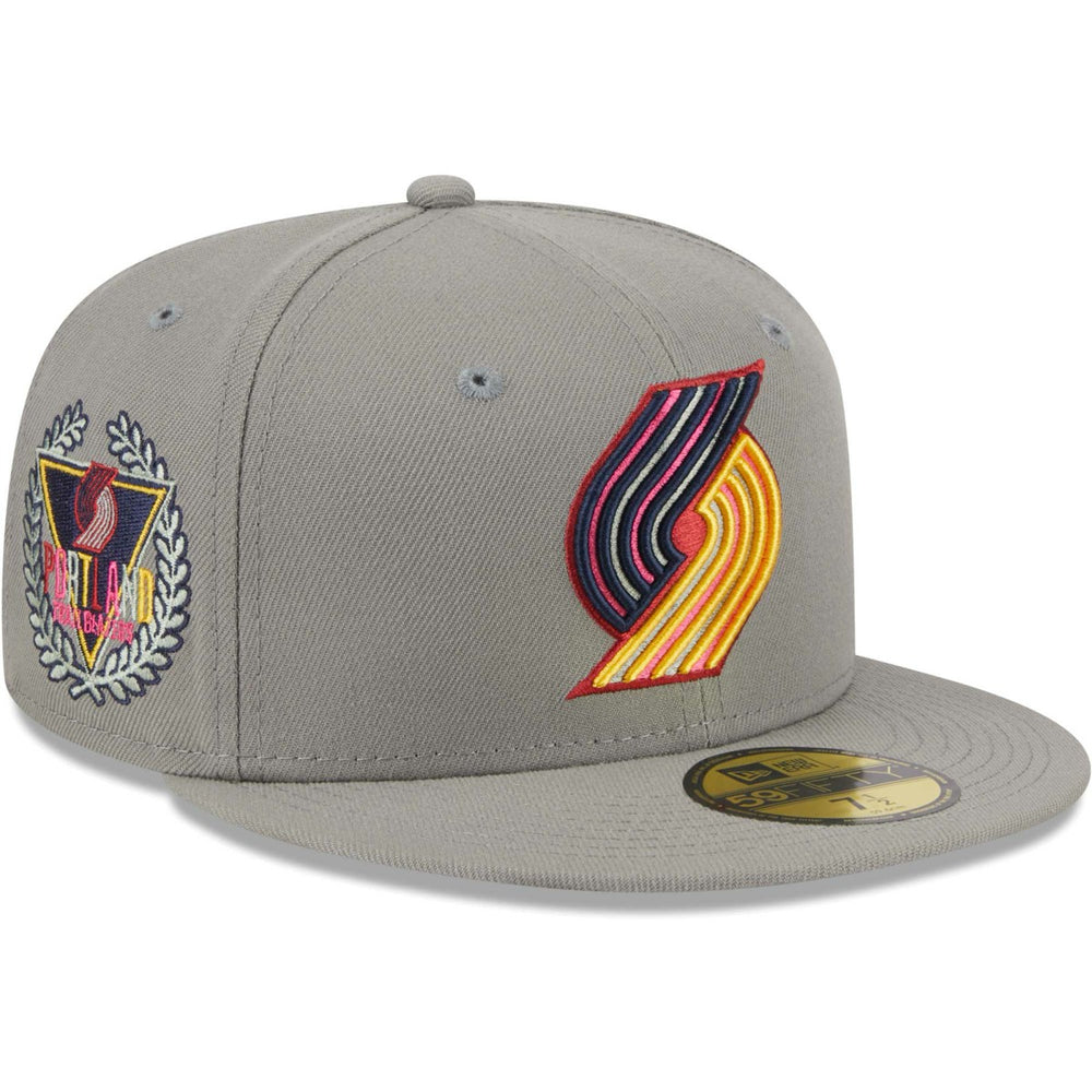 Portland Trail Blazers Color Pack 59FIFTY Fitted Hat Gray - NBA