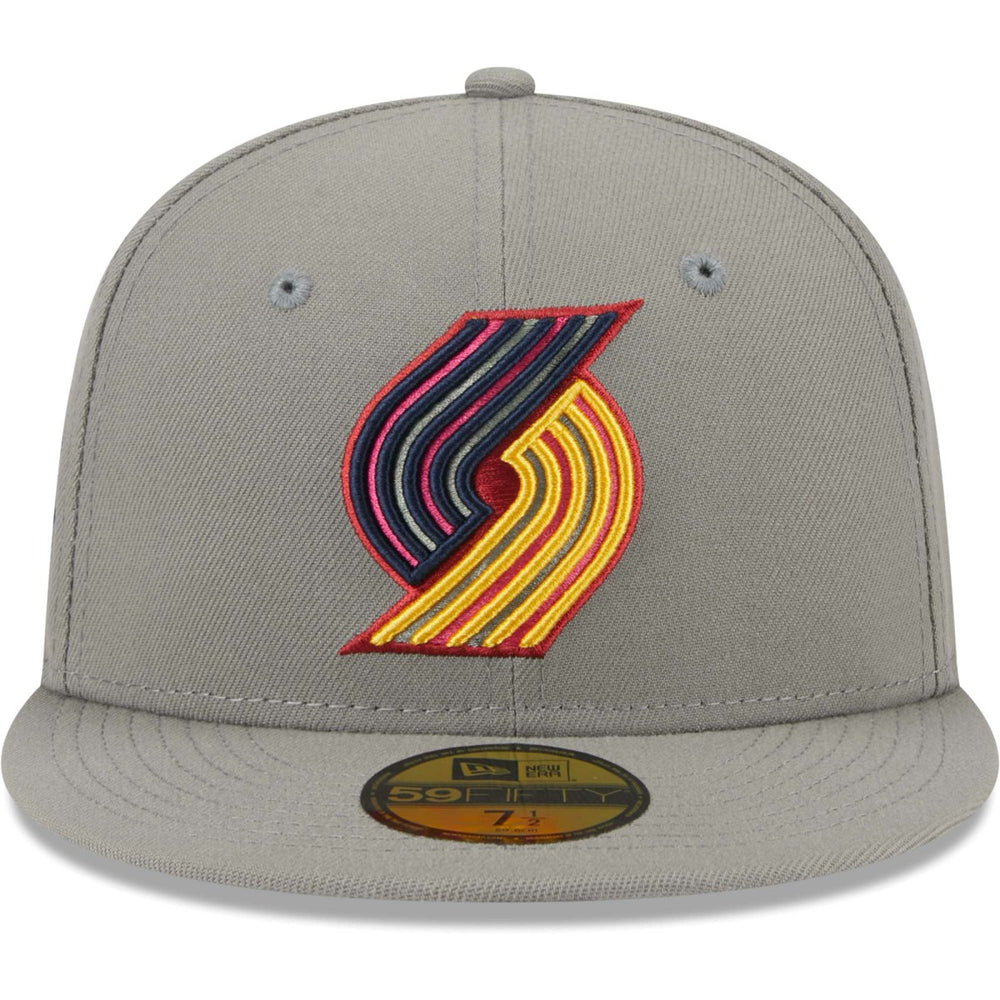Portland Trail Blazers Color Pack 59FIFTY Fitted Hat Gray - NBA