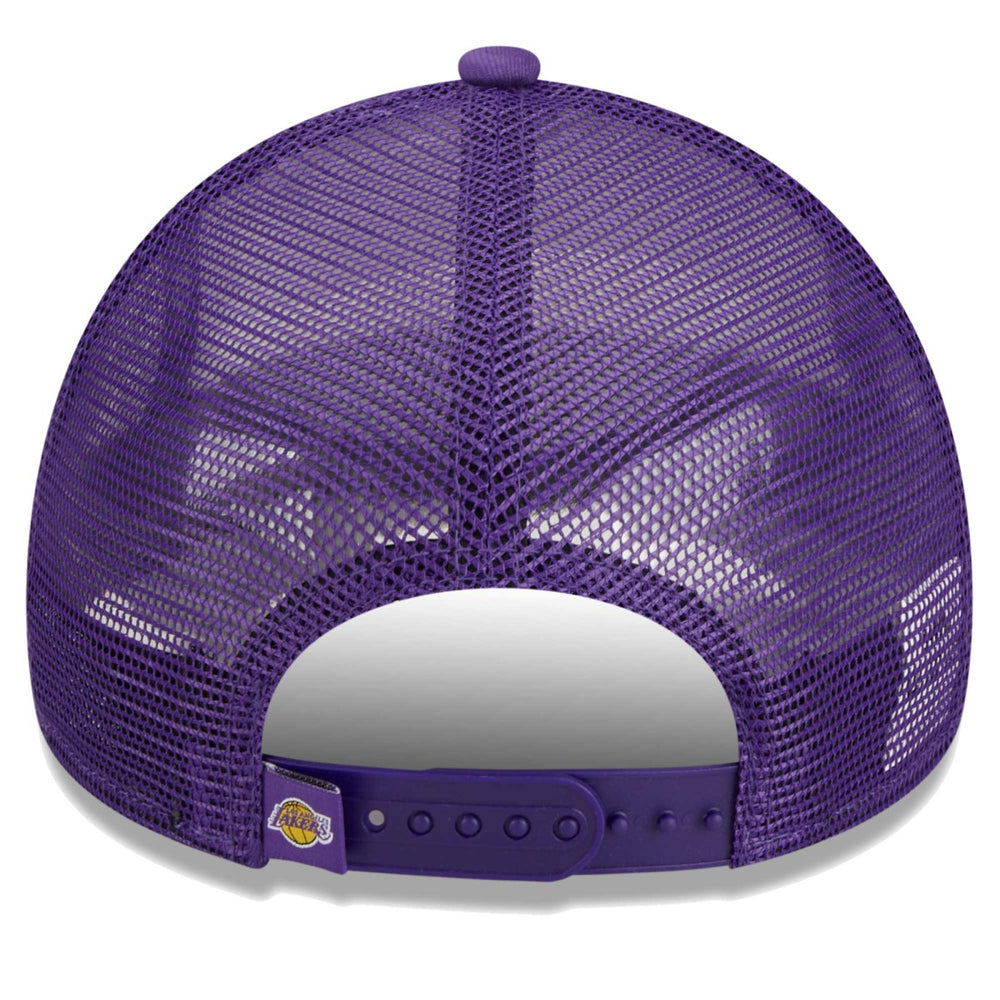 Los Angeles Lakers Lift Pass Foam Front Trucker 9FORTY Adjustable Hat White - NBA